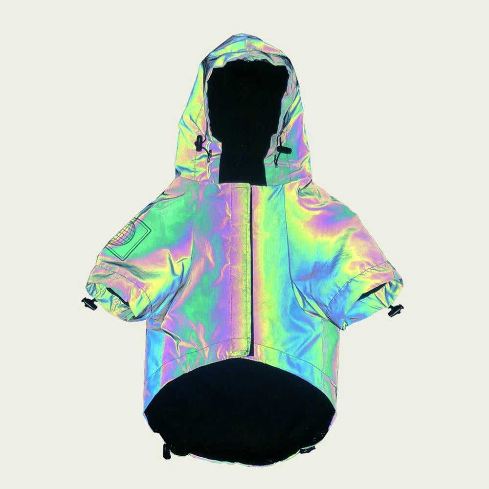 Trendy Dog Windbreaker Hoodie Reflective Jackets