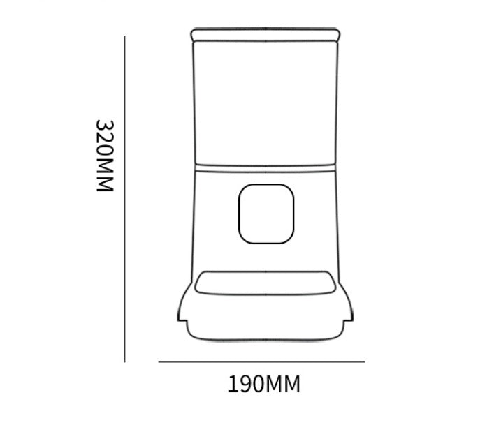 Feeding Cat Dog Food Dispenser