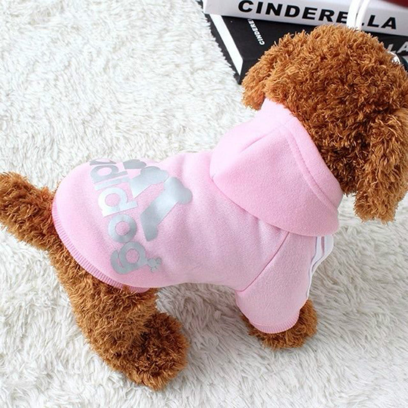 Two Legged Cotton Warm Dog Hoodie